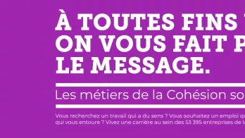 La Cohésion Sociale recrute